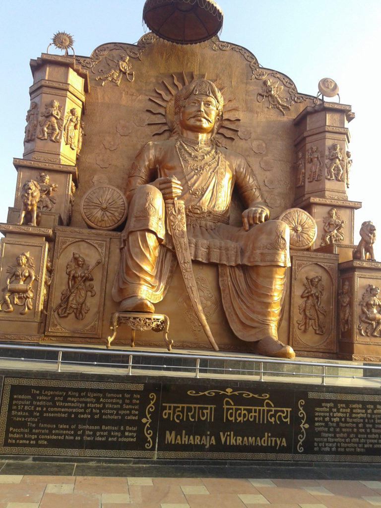 A modern depiction of Raja Vikramaditya